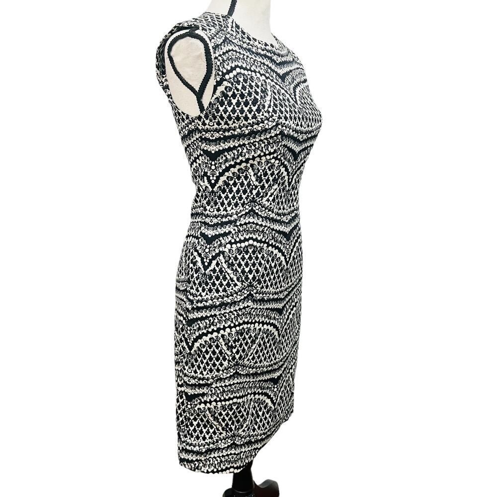 Diane Von Furstenberg DVF Pentra Jacquard Sleeveless dress size 4 - Picture 7 of 11